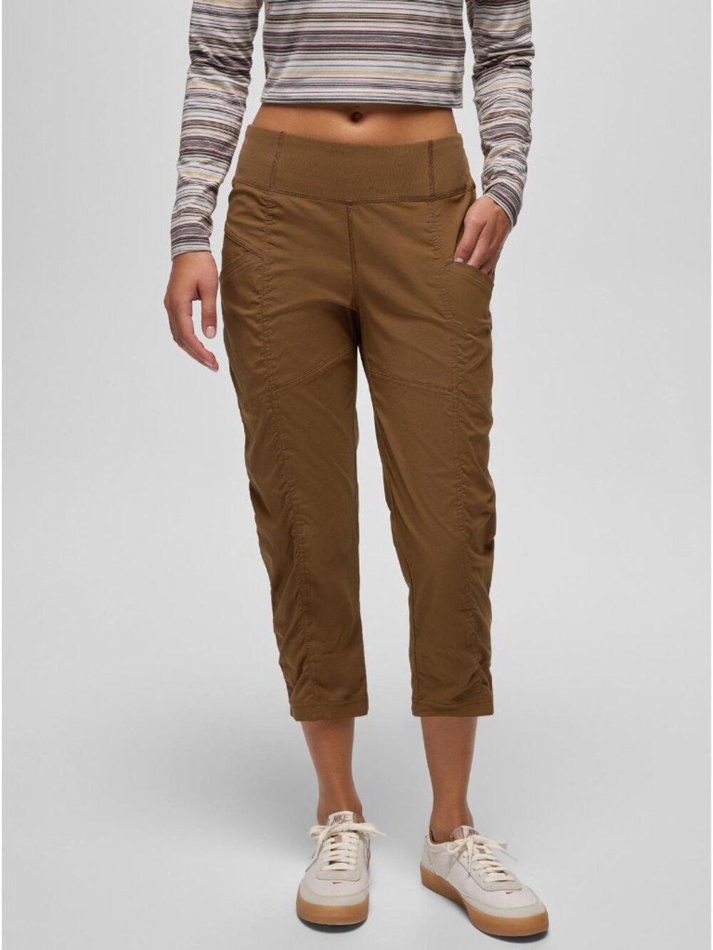 Women’s Prana Koen Capri Sepia Medium NWT